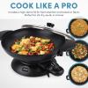 image:imageAroma Housewares AEW307 Electric Wok 5 Qt Black