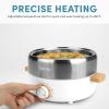 image:imageAroma Stainless Steel Hot Pot Silver ASP600 5 quart2in1