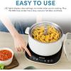 image:imageAroma Stainless Steel Hot Pot Silver ASP600 5 quartAuto Lift