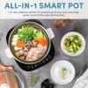 image:imageAroma Stainless Steel Hot Pot Silver ASP600 5 quartAuto Lift