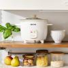 image:imageAROMA CoreCoat PotStyle Rice Cooker with OneTouch Control and NonStick Ceramic Coating 6 Cups Cooked 3 Cups Uncooked