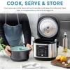 image:imageAROMA Digital Rice Cooker 4Cup Uncooked  8Cup Cooked Steamer Grain Cooker Multicooker 2 Qt Stainless Steel Exterior ARC914SBDProfessional Ceramic 10 Cup Uncooked