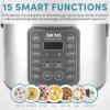 image:imageAROMA Professional Digital Rice Cooker Multicooker 4Cup Uncooked  8Cup Cooked Steamer Slow Cooker Oatmeal Cooker STS Auto Keep Warm 2 Qt Stainless Steel Exterior ARC954SBD10 Cup Uncooked  20 Cup Cooked