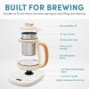 image:imageAROMA Professional Infusion Glass Electric Tea Kettle with Temperature Control and 10 Preset Modes 6 Cups 15 Liters