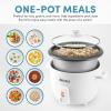 image:imageAROMA Rice Cooker 8Cup 16Cup ARC368NG amp Aroma 6cup 15 Qt One Touch Rice Cooker ARC363NGRice Cooker  Rice Cooker  White