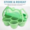 image:imageAROMA Silicone Egg Bite Mold and Mini Muffin Tray with Storage Lid and Handles 20Cup Digital Rice Cooker Accessories