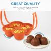 image:imageAROMA Silicone Egg Bite Mold and Mini Muffin Tray with Storage Lid and Handles 8Cup Digital Rice Cooker Accessories