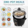 image:imageAroma Housewares 15Qt Rice amp Grain Cooker ARC363NGBBlack6Cup Cooked  3Cup UncookedBlack