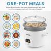 image:imageAroma Housewares 15Qt Rice amp Grain Cooker ARC363NGBBlack6Cup Cooked  3Cup UncookedWhite