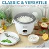 image:imageAroma Housewares 15Qt Rice amp Grain Cooker ARC363NGBBlack6Cup Cooked  3Cup UncookedWhite