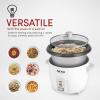 image:imageAroma Housewares ARC994SB Rice amp Grain Cooker Slow Cook Steam Oatmeal Risotto 8cup cooked4cup uncooked2Qt Stainless Steel amp Aroma 6cup 15 Qt One Touch Rice Cooker White 15 Qt