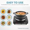 image:imageAroma Housewares Aroma 6cup cooked 15 Qt One Touch Rice Cooker White ARC363NG 6 cup cooked 3 cup uncook 15 Qt amp AHP303 Single Burner Hot Plate Metal Black