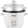image:imageAroma Housewares Aroma 6cup cooked 15 Qt One Touch Rice Cooker White ARC363NG amp 4Cup Cooked  1Qt Rice amp Grain Cooker with Automatic Warm Mode SteamerModern
