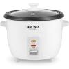 image:imageAroma Housewares Aroma 6cup cooked 15 Qt One Touch Rice Cooker White amp 14Cup Cooked 7Cup UNCOOKED Pot Style Rice Cooker and Food SteamerWHITE