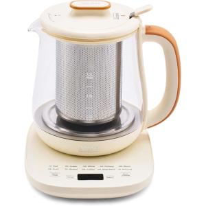 image:imageAROMA Professional Infusion Glass Electric Tea Kettle with Temperature Control and 10 Preset Modes 6 Cups 15 Liters