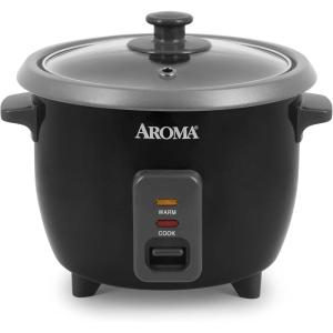 image:imageAroma Housewares 15Qt Rice amp Grain Cooker ARC363NGBBlack6Cup Cooked  3Cup UncookedBlack