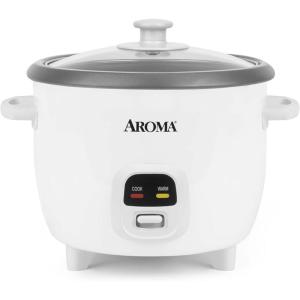 image:imageAroma Housewares 15Qt Rice amp Grain Cooker ARC363NGBBlack6Cup Cooked  3Cup UncookedWhite