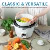 image:imageAROMA 6Cup Cooked  15Qt Bonded Granite Rice amp Grain Cooker ARC863NG20Cup Cooked