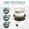 image:imageAROMA 6Cup Cooked  15Qt Bonded Granite Rice amp Grain Cooker ARC863NG20Cup Cooked