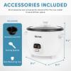 image:imageAROMA 6Cup Cooked  15Qt Bonded Granite Rice amp Grain Cooker ARC863NG6Cup Cooked