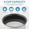 image:imageAROMA 8Cup Cooked  2 Qt Digital Rice amp Grain Multicooker Durable Nonstick Inner Pot Oatmeal Steam White amp Brown Rice Keep Warm4 Cup Uncooked