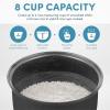 image:imageAROMA 8Cup Cooked  2 Qt Digital Rice amp Grain Multicooker Durable Nonstick Inner Pot Oatmeal Steam White amp Brown Rice Keep WarmClassic 4 Cup Uncooked