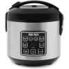 image:imageAROMA 8Cup Cooked  2 Qt Digital Rice amp Grain Multicooker Durable Nonstick Inner Pot Oatmeal Steam White amp Brown Rice Keep WarmClassic 4 Cup Uncooked