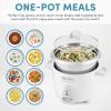 image:imageAROMA Select Stainless Rice Cooker 3Cup Uncooked  6Cup Cooked Stainless Steel Inner Pot Small Rice Cooker Auto Keep Warm 12 Qt White ARC753SG14Cupcooked  3Qt