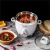 image:imageAROMA Select Stainless Rice Cooker 3Cup Uncooked  6Cup Cooked Stainless Steel Inner Pot Small Rice Cooker Auto Keep Warm 12 Qt White ARC753SG6Cupcooked  13Qt Pack of 4