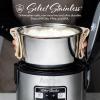 image:imageAROMA Select Stainless Rice Cooker 4Cup Uncooked  8Cup Cooked 2 Qt Stainless Steel Inner Pot Multicooker Steamer Stainless Steel ARC914SBDS