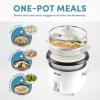 image:imageAroma 6Cup Rice Cooker And Food Steamer White