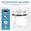 image:imageAroma 6Cup Rice Cooker And Food Steamer White