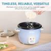 image:imageAroma Housewares 4Cups Cooked  1Qt Rice amp Grain Cooker ARC302NG WhiteBlue