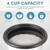 image:imageAroma Housewares 4Cups Cooked  1Qt Rice amp Grain Cooker ARC302NG WhitePink