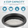 image:imageAroma Housewares 4Cups Cooked  1Qt Rice amp Grain Cooker ARC302NG WhiteWhite