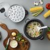 image:imageAroma Housewares ARC7431NGR 6Cup Cooked 3Cup UNCOOKED Pot Style Rice Cooker and Food SteamerRedBlack