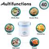 image:imageAroma Housewares MRC903D Mi 3Cup Cooked 15Cup UNCOOKED Digital Cool Touch Mini Rice CookerWhiteBlueWhite