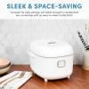 image:imageAroma Housewares Professional 8Cups Cooked  2Qt 360 Induction Rice Cooker amp Multicooker ARC7604 WhiteWhite