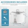 image:imageAroma Housewares Select Stainless Rice Cooker amp Warmer with Uncoated Inner Pot 14Cupcooked  3Qt ARC757SG14Cupcooked  3Qt