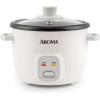 image:imageAroma Housewares 4Cups Cooked  1Qt Rice amp Grain Cooker ARC302NG WhiteWhite