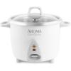 image:imageAroma Housewares Select Stainless Rice Cooker amp Warmer with Uncoated Inner Pot 14Cupcooked  3Qt ARC757SG14Cupcooked  3Qt