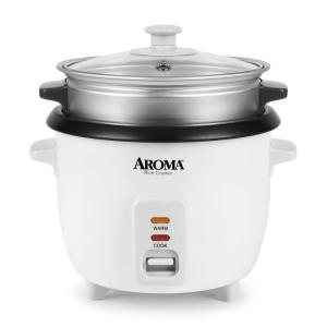 image:imageAroma 6Cup Rice Cooker And Food Steamer White