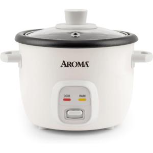 image:imageAroma Housewares 4Cups Cooked  1Qt Rice amp Grain Cooker ARC302NG WhiteWhite