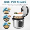 image:imageAROMA Professional Digital Rice Cooker 10Cup Uncooked  20Cup Cooked Multicooker Slow Cooker Steamer Oatmeal Cooker Egg Cooker STS 5 Qt Black ARC5200SB10Cup Uncooked  20Cup Cooked