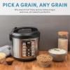 image:imageAroma Housewares 20 Cup Cooked 10 cup uncooked Digital Rice Cooker Slow Cooker Food Steamer SS Exterior ARC150SBBlackProfessional