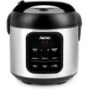 image:imageAROMA Professional Digital Rice Cooker 10Cup Uncooked  20Cup Cooked Multicooker Slow Cooker Steamer Oatmeal Cooker Egg Cooker STS 5 Qt Black ARC5200SB4Cup Uncooked  8Cup Cooked
