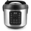 image:imageAROMA Professional Digital Rice Cooker 10Cup Uncooked  20Cup Cooked Multicooker Slow Cooker Steamer Oatmeal Cooker Egg Cooker STS 5 Qt Black ARC5200SB10Cup Uncooked  20Cup Cooked