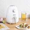 image:imageAroma Housewares 2Qt Air Fryer BuiltIn Timer Includes Nonstick Cooking Pan White AAF200