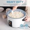 image:imageAroma Housewares 60Cup Cooked 30Cup UNCOOKED Commercial Rice Cooker ARC1033EWhite20Cup Uncooked  40Cup Cooked