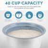 image:imageAroma Housewares 60Cup Cooked 30Cup UNCOOKED Commercial Rice Cooker ARC1033EWhite20Cup Uncooked  40Cup Cooked